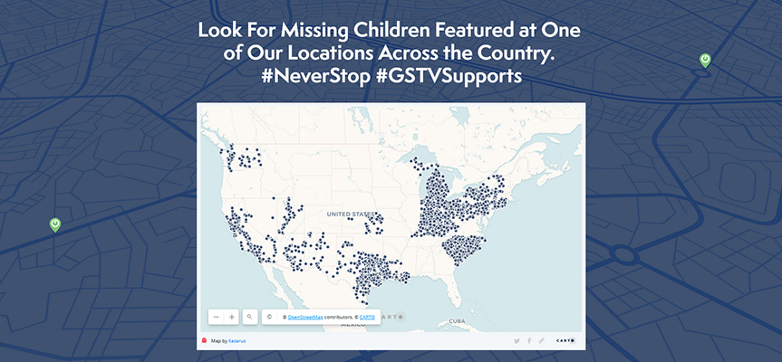 GSTV map