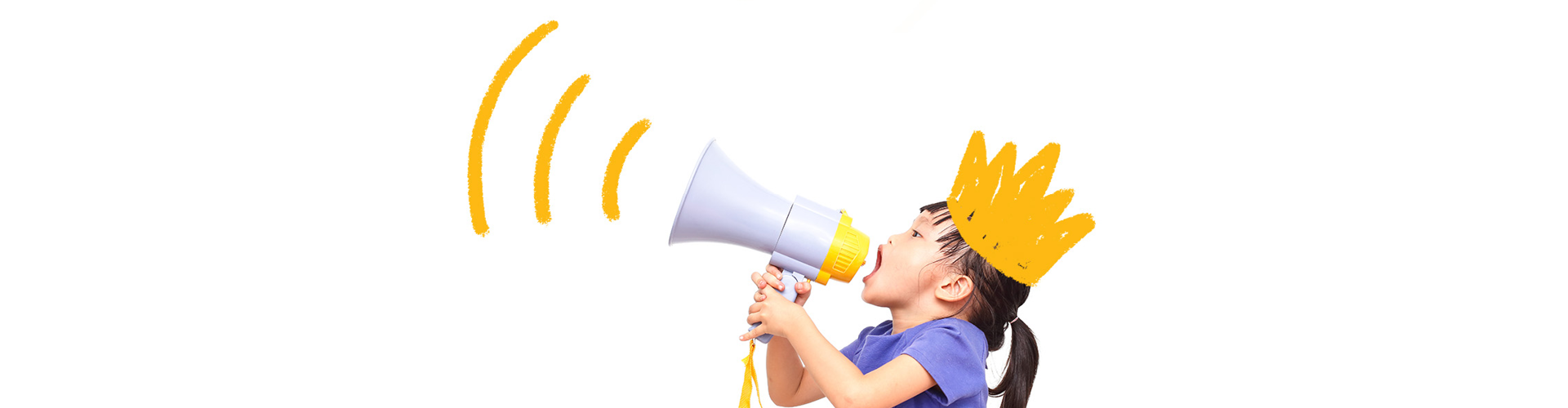 girl with megaphone